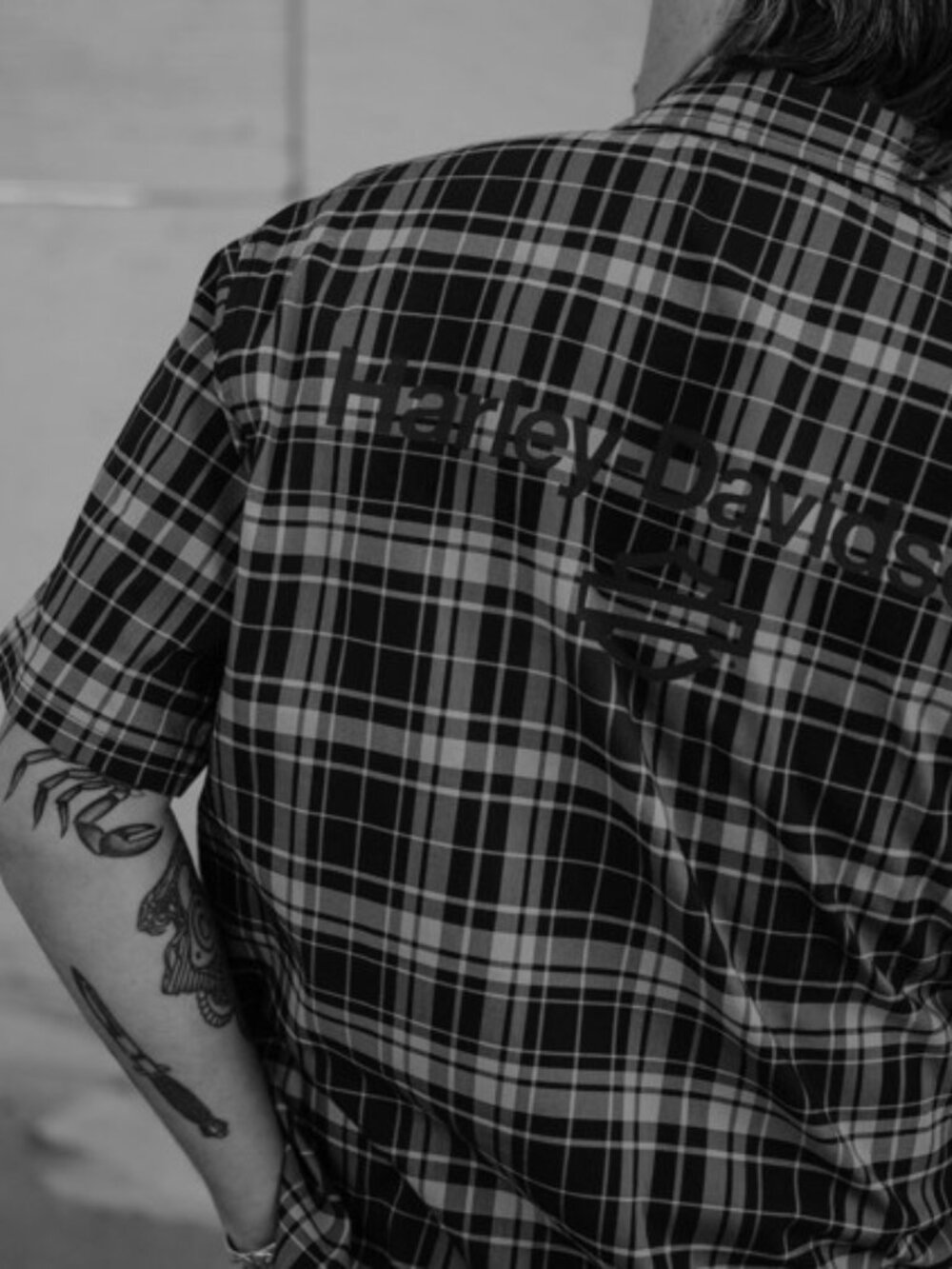Men's H-D TECH Cool-max Plaid Short Sleeve Shirt
